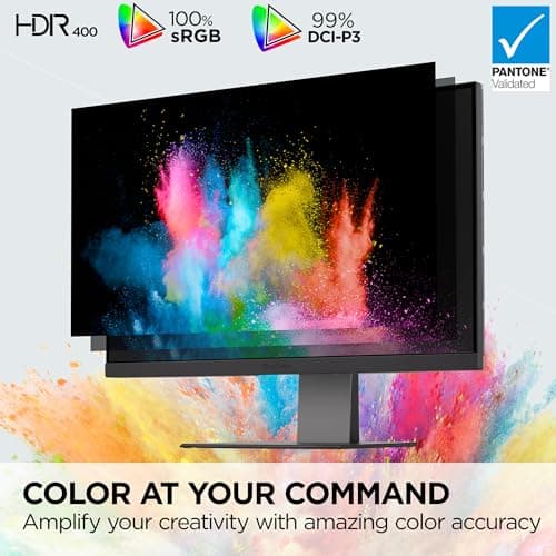 ViewSonic VP2788-5K 27 Inch 5K Mac-Ready Monitor with 100% sRGB, 99% DCI-P3, Pantone Validated, Advanced Ergonomics, Thunderbolt 4, USB Hub, HDMI, and DP for Home and Office