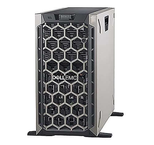 Dell PowerEdge T440 Tower Server with 2 Intel Silver 4110 8-core CPUs, 128GB DDR4 RAM, 16TB 12Gb SAS HDDs, RAID (Renewed)