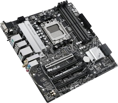 Micro Center AMD Ryzen 5 9600X CPU Processor Bundle with ASUS Prime B650M-A AX II Micro ATX Motherboard (DDR5, PCIe 5.0, Wi-Fi 6, USB 3.2 Gen 2)