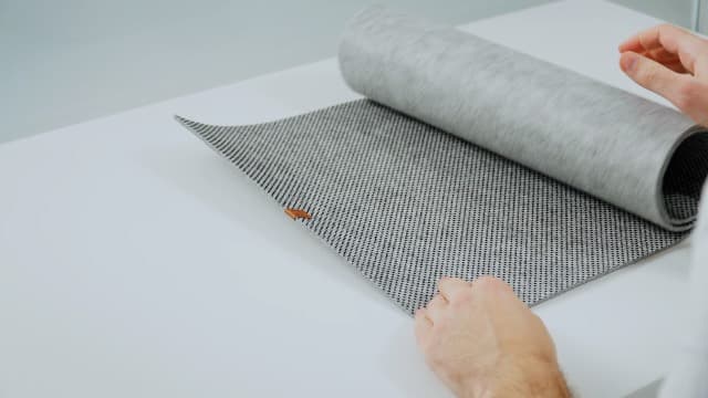 Nordik Large Felt Desk Mat - Charcoal - 35 x 17 inch - Full Desk Keyboard Mat - Computer Desk Mat for Keyboard and Mouse Pad - Desktop Mat - Large Felt Desk Pad