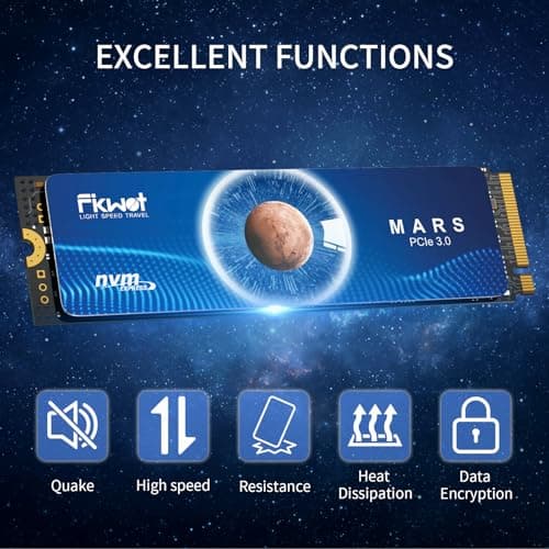 FX550 NVMe SSD 512GB M.2 SSD PCIe 3.0×4, Read Up to 3,200 MB/s, M2 2280 Internal Soild State Drive, Compatible with Desktop, Laptop and Mini PC, QLC NAND Flash