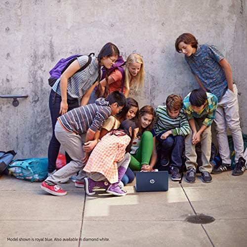 HP Stream 11-Inch Laptop, Intel X5-E8000 Processor, 4 GB RAM, 32 GB eMMC, Windows 10 Home in S Mode with Office 365 Personal and 1 TB Onedrive Storage for One Year (11-ak1020nr, Diamond White)