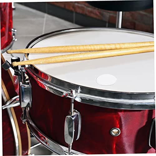 12 Pcs Drum Silence Pads Durable Drum Dampeners Cymbals Transparent Color Easy Stick Washable Accessories