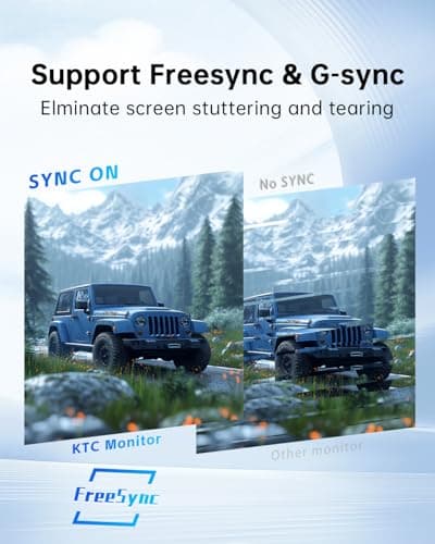 27 Inch Computer Monitor - QHD (2560 x 1440) Display, Up to 120Hz Monitor, IPS Panel, 123% sRGB, HDMI 2.0 x 2 & DP 1.4 x1, Freesync & G-sync, Eye-Friendly Screen PC Monitors for Work Gaming