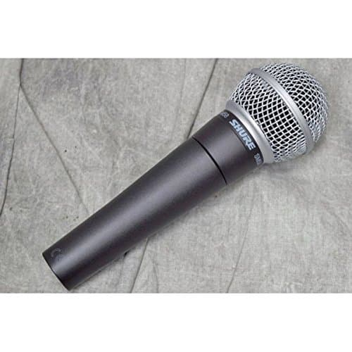 Shure SM58 Pro XLR Dynamic Microphone with On/Off Switch - Professional Studio & Live Performance Cardioid Mic for Vocals, Podcasting, and Recording (SM58S)