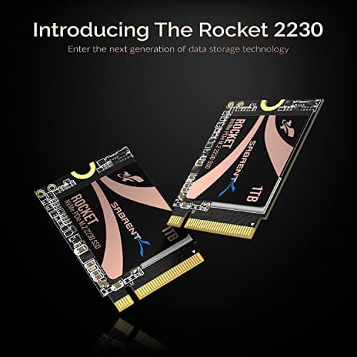SABRENT Rocket 2230 1TB NVMe SSD – PCIe Gen4 M.2 2230 Internal SSD for Steam Deck, Surface Pro, Ultrabook, HTPC – DRAM-Less with HMB, Up to 5GB/s [SB-2130-1TB]