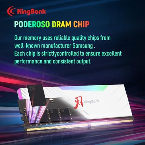 RGB Desktop Computer Memory Ram DDR4 16GB(2x8GB) 3200MHz 1.35V CL16 XMP2.0 Overclocking with Heatsink for Desktop Computer Gaming/Office/PS