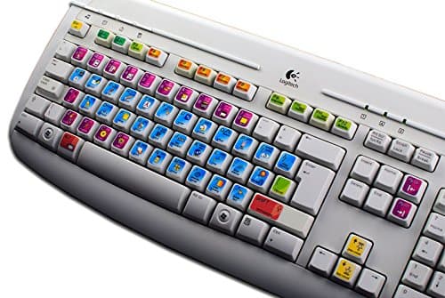 NEW AUTODESK AUTOCAD KEYBOARD DECALS FOR DESKTOP, LAPTOP AND NOTEBOOK