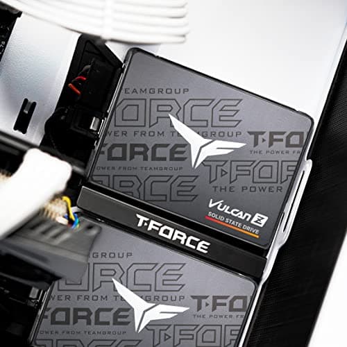 TEAMGROUP T-FORCE VULCAN Z 1TB SLC Cache 3D NAND TLC 2.5 Inch SATA III Internal Solid State Drive SSD (R/W Speed up to 550/500 MB/s) T253TZ001T0C101