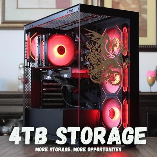 The Horizon Extreme I7 RTX Gaming Desktop PC || i7 E5-2699V3 18-Core || RTX 5060 TI || 64GB RAM || SSD + 4TB HHD || 650 W 80+ Gold Power Supply || 1200 Mbps WiFi Ready || Windows 11 Pro