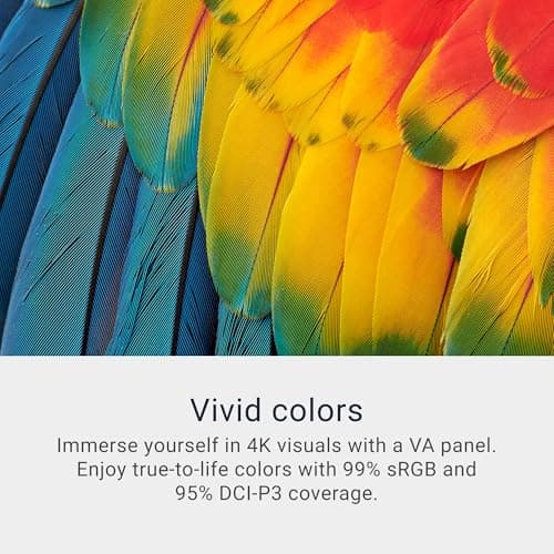 Dell 32 Plus 4K Monitor - S3225QS - 31.5-inch 4K (3840 x 2160) up to 120Hz 16:9 Display, VA Panel, AMD FreeSync Premium, 99% sRGB, 95% DCI-P3, 1500:1 Contrast Ratio, Comfortview Plus - Ash White