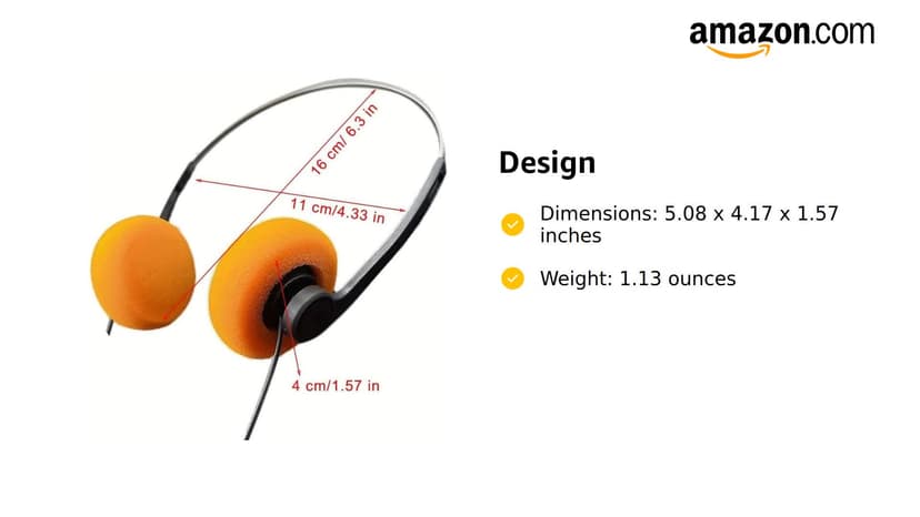 Retro Over-Ear Headphone,Vintage Feelings Underwire Headphones,Retro Lightweight Earphones,Hi-Fi Stereo Earphone Headset,Headphone,for Most Mobile Phones Playback Pevices Headphones (Orange)