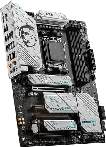MSI X670E GAMING PLUS WIFI Gaming Motherboard (AMD Ryzen 9000/8000/7000 Series Processors, AM5, DDR5, PCIe 5.0, SATA 6Gb/s, M.2 slots, USB 3.2 Gen 2, Wi-Fi 6E, Bluetooth 5.3, 2.5Gbps LAN, HDMI/DP,ATX)