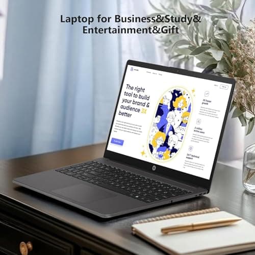 HP 255 G10 Laptop for Home or Work, 32GB RAM, 1TB SSD, 15.6" Full HD, Ryzen 3 7330U (Beat Intel i5-1135G7), HDMI, USB-C, Windows 11 Pro, Business and Fun Ready