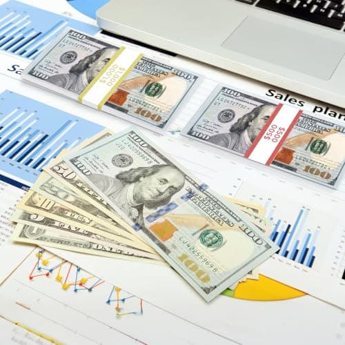450 PCS Money Bands for Cash, Currency Straps, Self-Adhesive Money Wrappers for Bills, Money Straps for Bills to Organize Cash (50 of Each)