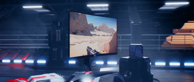 AOC C32G2 32" Curved Frameless Gaming Monitor FHD, 1500R Curved VA, 1ms, 165Hz, FreeSync, Height adjustable, 3-Year Zero Dead Pixel Policy, Black