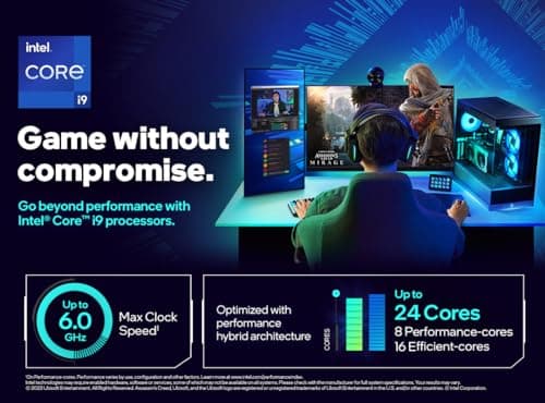 Intel Core™ i9-14900KF New Gaming Desktop Processor 24 cores (8 P-cores + 16 E-cores) - Unlocked