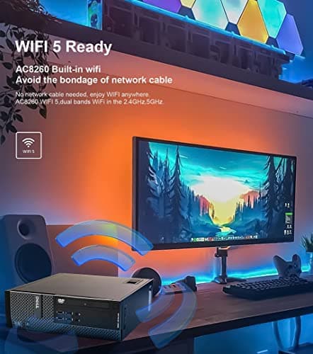 Dell OptiPlex 7020 Desktop Computer, 16GB Ram 256GB SSD, Intel Quad Core i7 4790 up to 4.0GHz, AC8260 Built-in WiFi 5, Dual Monitor Supported, DVD-RW HDMI Windows 10 Pro (Renewed)