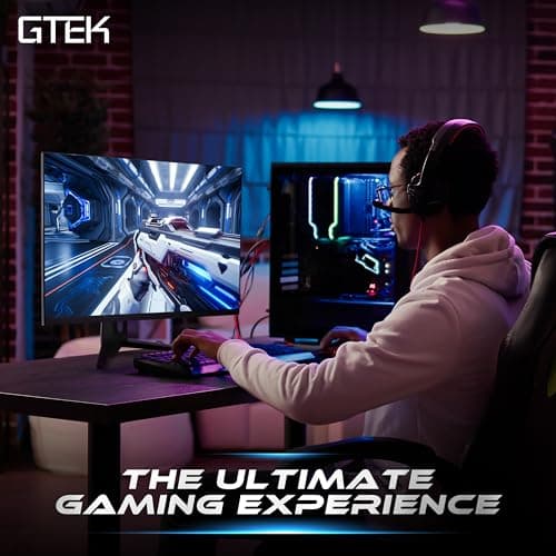 GTek 240Hz 2K Gaming Monitor, 27 Inch Display Full WQHD 2560 x 1440P, Extreme Low Motion Blur, Fast IPS 1ms MPRT, DisplayPort/HDMI, VESA - Q2740P