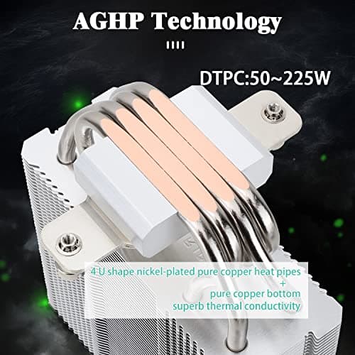 Thermalright Assassin X120 Refined SE CPU Air Cooler, 4 Heat Pipes, TL-C12C PWM Fan, Aluminium Heatsink Cover, AGHP Technology, for AMD AM4/AM5/Intel LGA 1150/1151/1155/1200/1700/1851(AX120 R SE)