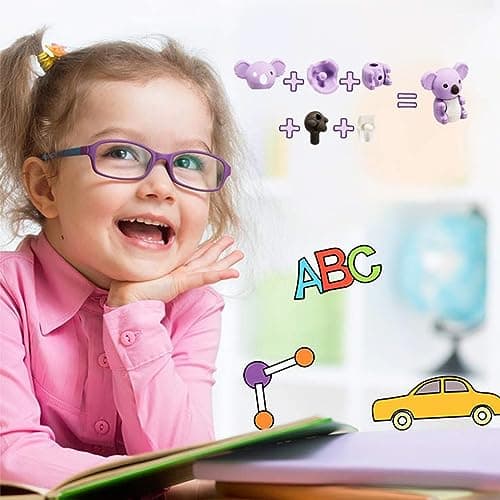 60Pcs Animal Erasers Desk Pets for Kids Animal Pencil Erasers Bulk Puzzle Eraser Toys Gifts for Classroom Prizes,Game Reward,Treasure Box,Easter Egg Fillers,Goodie Bag Stuffers,Party Favors