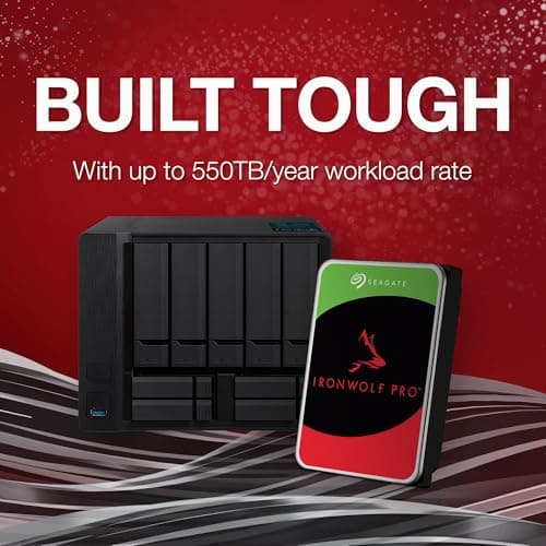 Seagate ST20000NE000 IronWolf Pro 20TB NAS Internal Hard Drive HDD – CMR 3.5 Inch SATA 6Gb/s 7200 RPM (Renewed)