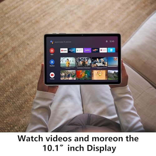 2025 Android 15 Tablet, 12GB+64GB+1TB Expand, 10inch Tablet Productivity Bundle with Keyboard Case, Stylus Pen, Octa-core CPU, Dual Camera, WiFi6, 6000mAh Battery+18W Fast Charge, Support Face Unlock