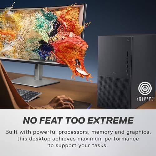 Dell XPS 8960 Desktop - 14th Generation Intel Core i7-14700 Processor, 32GB DDR5 RAM, 1TB SSD, Intel UHD 770 Graphics, Windows 11 Home, Onsite & Migrate Service - Black