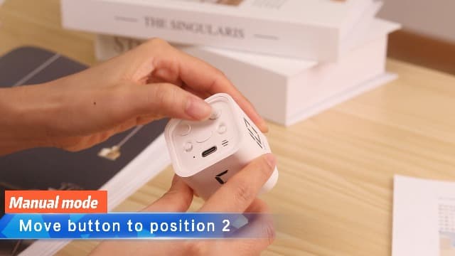 VEWINGL Cube Productivity Timer, 5/10/30/60 Min Presets + Custom Countdown, Silent/Vibrate/Sound Alarm, Pause & Resume, Desk Timer for Work, Study, Tasks, Kitchen