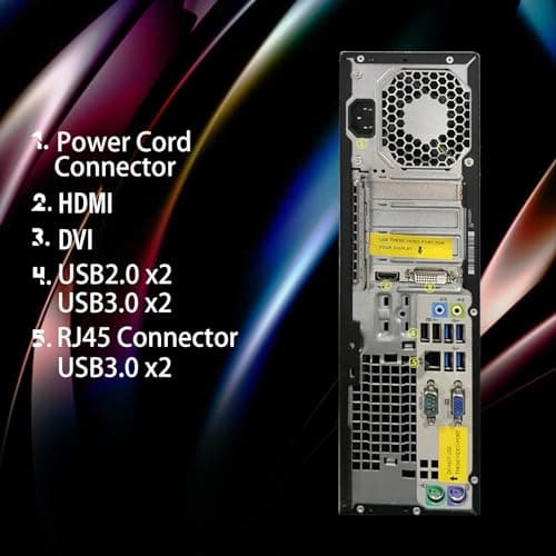 HP RGB Gaming Desktop Computer, Intel Quad Core I5-6500 up to 3.6G, Radeon RX 550 4G, 16GB DDR4, 1TB SSD, RGB Keyboard & Mouse, 600M WiFi & BT 5.0, Win 10 Pro (Renewed)
