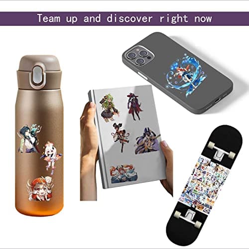 Genshin Impact Stickers 100pcs and 12pcs of Latest Sumeru Characters Waterproof for Laptop Bottle Skins and Decals Surprise Gift for Fans Travelers