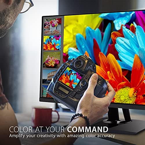 ViewSonic VP2756-4K 27 Inch 4K UHD IPS Ergonomic Monitor with Ultra-Thin Bezels, Color Accuracy, Pantone Validated, 60W USB C