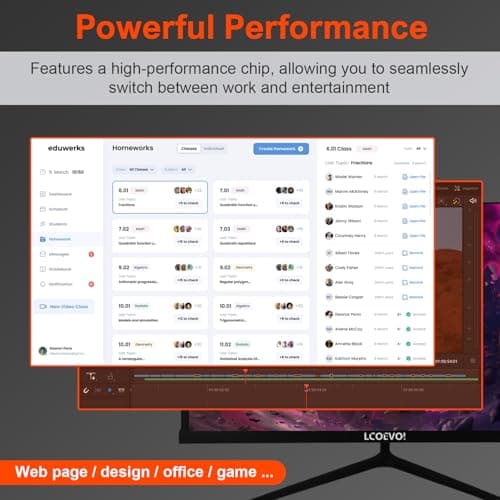 All-in-one Desktop Computer, 22" FHD Display N5095 Quad Core 16G RAM 512G SSD ROM PC, Liftable Arm Rotatable Monitor WiFi Bluetooth Connection Desktop for Home Study Office Gaming (Black)