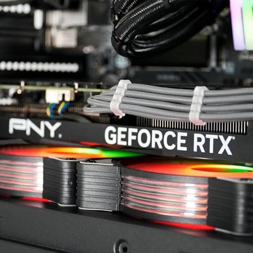 ViprTech Reaper 1.0 Liquid-Cooled PC - AMD Ryzen 7 8700F (5.0Ghz Turbo), RTX 5060 8GB, 16GB DDR5 6400, 1TB NVMe SSD, Gold PSU, VR-Ready, WiFi, BT, Win 11, Gaming Desktop Computer Prebuilt, Black