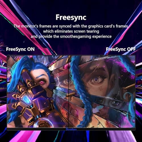 24 Inch Curved Gaming Monitor 180hz Full HD 1080P Frameless AMD FreeSync Eye Care DisplayPort HDMI Wall Mountable 250cd/m² Brightness 99% sRGB AMD FreeSync Flicker-Free Blue Light Filter