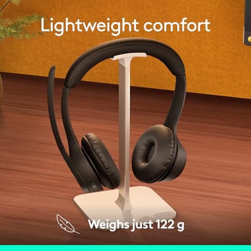 Logitech Zone 305 for Business, Wireless Bluetooth Headset with Microphone, for Microsoft Teams, Compatible with Windows, Mac, Chrome, Linux, iOS, iPadOS, Android