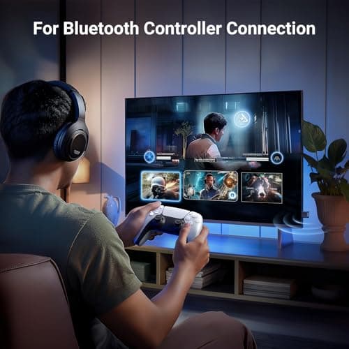 UGREEN USB Bluetooth 5.3 Adapter for PC, Plug & Play for Windows 11/10/8.1, Bluetooth Receiver & Transmitter for Keyboard/Mouse/Headphone/Speakers/Printer
