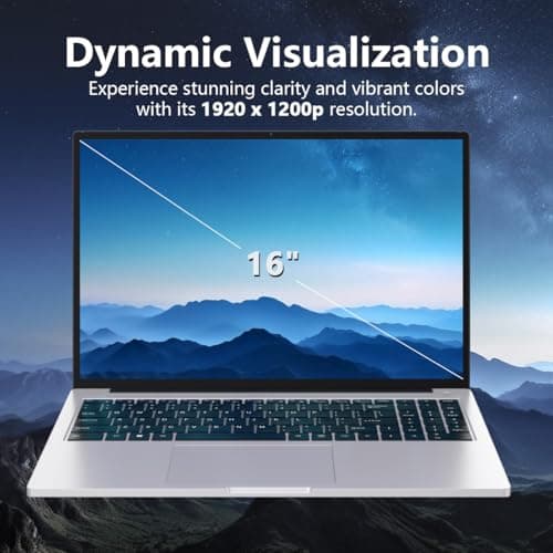 Gaming Laptop Computer - FHD 1920x1200 IPS 16:10 Screen, Core i5(Up to 3.5GHz) Quad-Core, 12GB RAM/512GB SSD, Aluminum Body, WiFi + USB 3.2/HDMI/Type-C, Slim Laptop