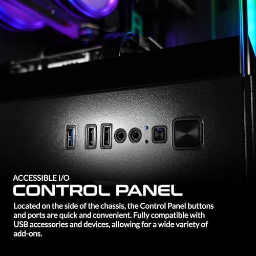 SAAV X1 Prebuilt Gaming PC Desktop with i5 3.4GHz CPU, 16GB RAM, GEFORCE GTX 750 GDDR5 GPU, 512GB NVME, WiFi 6, Bluetooth, Win 10, Mouse Keyboard, PC Gaming Computer Desktop, 1-Year Warranty