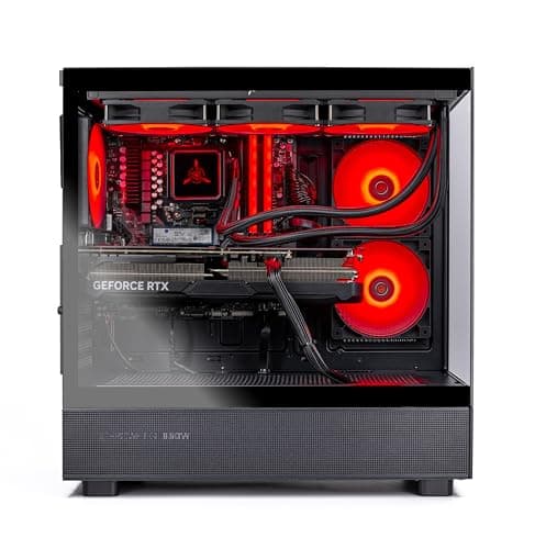 Skytech Gaming Azure 3 Desktop PC, Ryzen 7 9700X 3.8 GHz (5.5GHz Turbo), NVIDIA RTX 5060 Ti 16GB, 2TB Gen4 NVMe SSD, 32GB DDR5 RAM 5200 RGB, 850W Gold ATX 3 PSU, 360mm ARGB AIO, Wi-Fi, Win 11