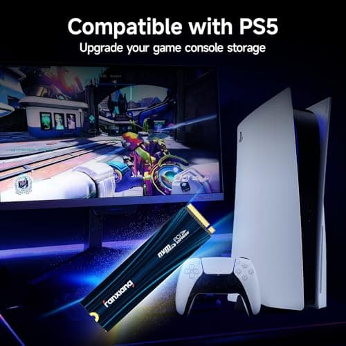 2TB NVMe SSD PCIe Gen 4 Gaming SSD for PS5, Up to 7100MB/s M.2 2280 SSD Compatible with PS5 Storage Expansion, Internal Solid State Drive for Gamers, Professionals, Creators S880E