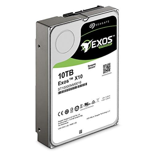 Seagate Enterprise Capacity 3.5 HDD 10TB (Helium) 7200RPM SATA 6Gb/s 256 MB Cache Internal Bare Drive (ST10000NM0016) (Renewed)