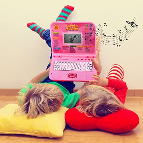 LESHITIAN Kids Laptop, 65 Learning Modes, Educational Learning Computers for Kids Ages 3+
