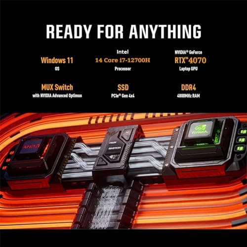 ASUS TUF F15 Gaming Laptop RTX 4070 - Intel Core i7-13620H - 15.6 FHD IPS Display - RGB BacklitRGB Backlit Keyboard - 64GB DDR5 RAM - 4TB PCIe SSD - Windows 11 - Thunderbolt4 - HDMI Cable