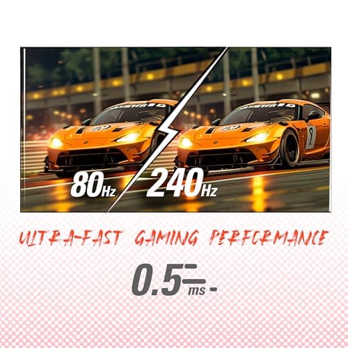 AOC Q32G11ZNE 32" Frameless Gaming Monitor QHD 2560 x 1440, 240Hz, 0.5ms Response time, HDR Ready, Console Gaming Ready, 3-Year Zero Dead Pixel Guarantee, Black