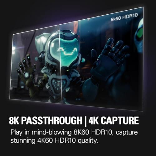 Elgato 4K Pro, Internal Capture Card: 8K60 Passthrough/4K60 HDR10 with Ultra-Low Latency on PS5 Pro, Xbox Series S, Nintendo Switch 2, for Streaming & Recording, Works with PC and Dual PC Setups