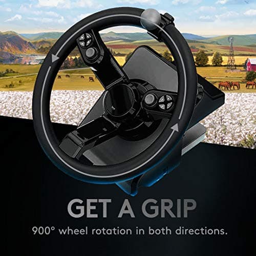 Logitech G Farm Simulator Heavy Equipment Bundle (2nd Generation), Steering Wheel Controller for Farm Simulation 2025 (and Previous Versions), Wheel, Pedals, Vehicle Side Panel Control Deck for PC