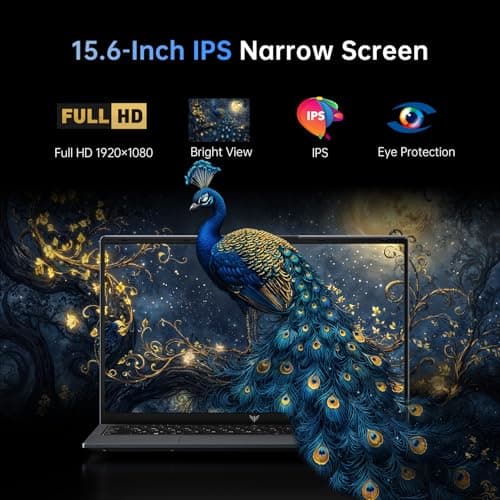 Laptop Computer 15.6-in Intel N97 Traditional Laptops 16GB DDR4 512GB SSD Notebook Computer Laptops Numeric Keypad WiFi 5 HDMI Type-C USB 3.2 Webcam 3.5mm Audio Office Laptops