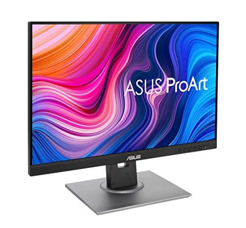 ASUS ProArt Display PA248QV 24.1” WUXGA (1920 x 1200) 16:10 Monitor, 100% sRGB/Rec.709 ΔE < 2, IPS, DisplayPort HDMI D-Sub, Calman Verified, Anti-glare, Tilt Pivot Swivel Height Adjustable, Black