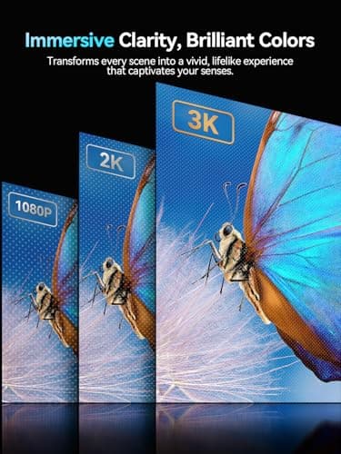 Newsoul 16" OLED Portable Monitor, Laptop Screen Extender 3K 2880x1800 120Hz 0.1ms Response, 500 Nits Brightness, 100000:1 Contrast, 100% DCI-P3 Ultra-Slim Travel Monitor for Phone Game Consoles